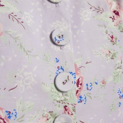 Purple Floral Waistcoat
