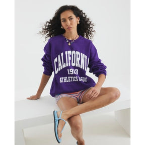 Purple Long sleeve California Sweatshirt