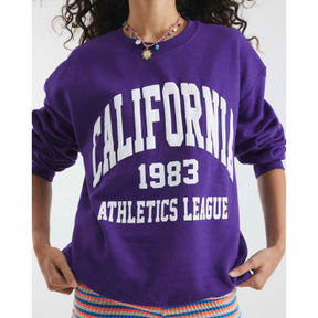 Purple Long sleeve California Sweatshirt