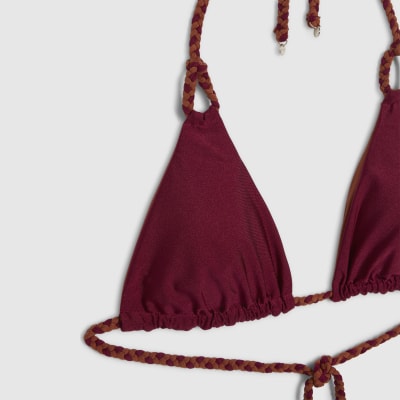 Purple Reversible Bikini Set