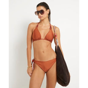 Purple Triangle Reversible Plaited Bikini top