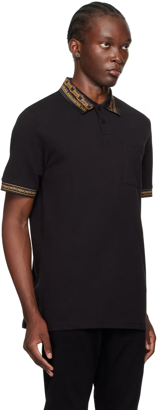 Black Chain Couture Polo