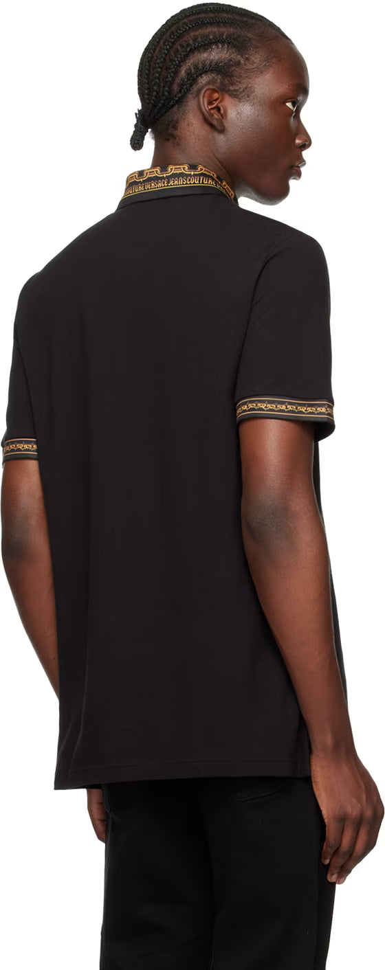 Black Chain Couture Polo