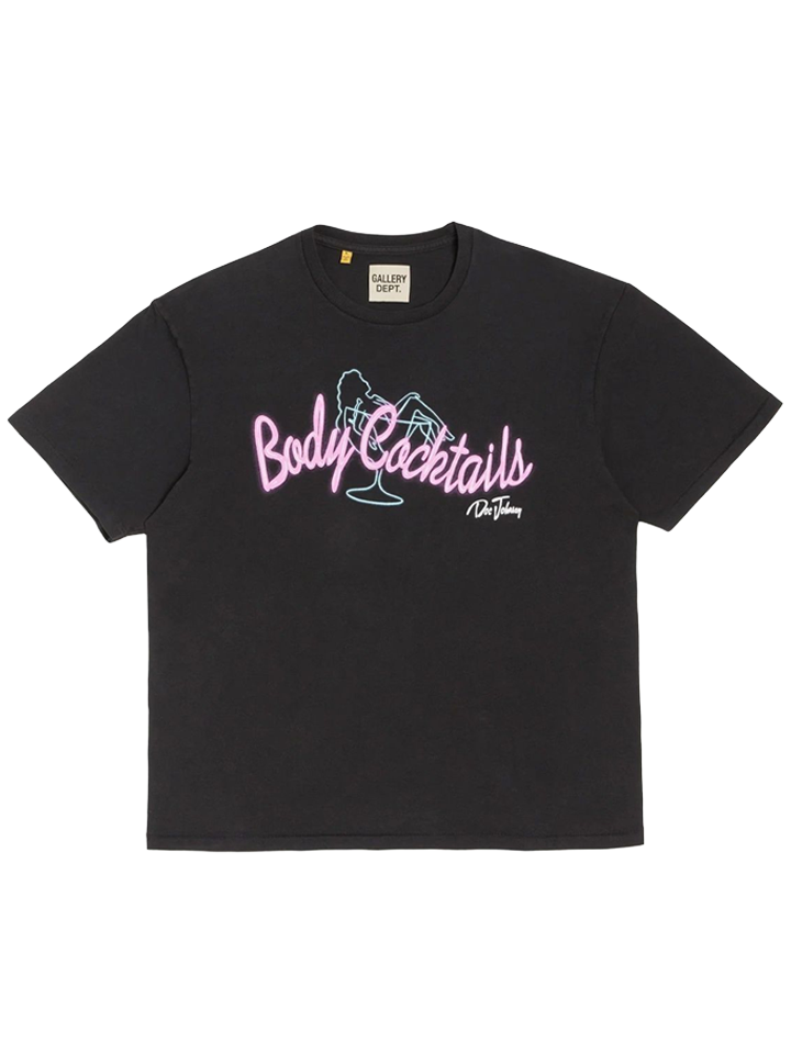 Gallery Dept Body Cocktails T-Shirt in Black