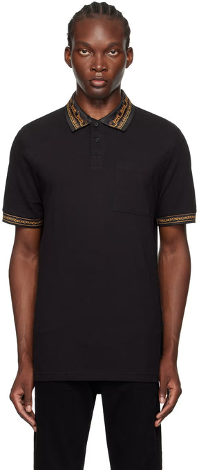 Black Chain Couture Polo