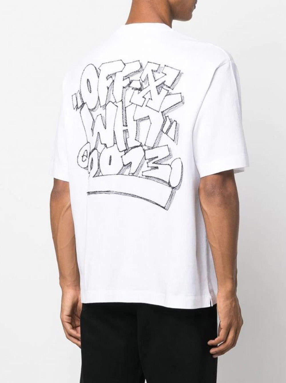 Off-White Graff Freest Over Skate Short-Sleeve T-Shirt in White