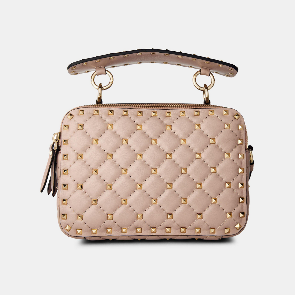 Quilted Spike Crossbody Bag