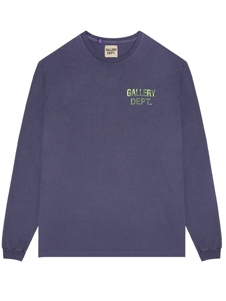 Gallery Dept Souvenir Long Sleeve T-Shirt in Navy