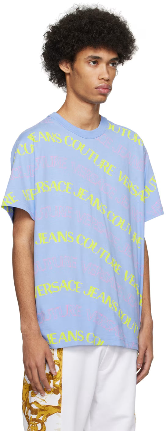 Blue Jacquard T-Shirt