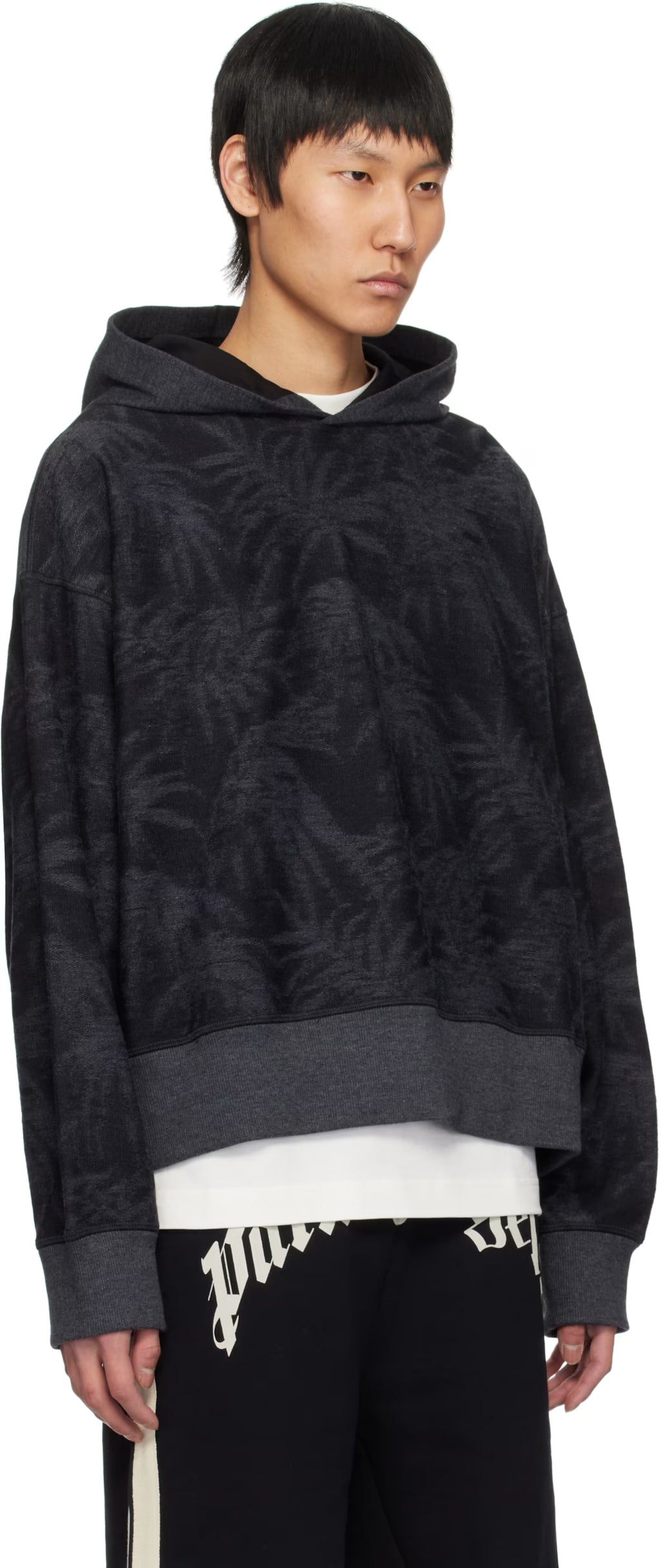 Gray Palms Hoodie