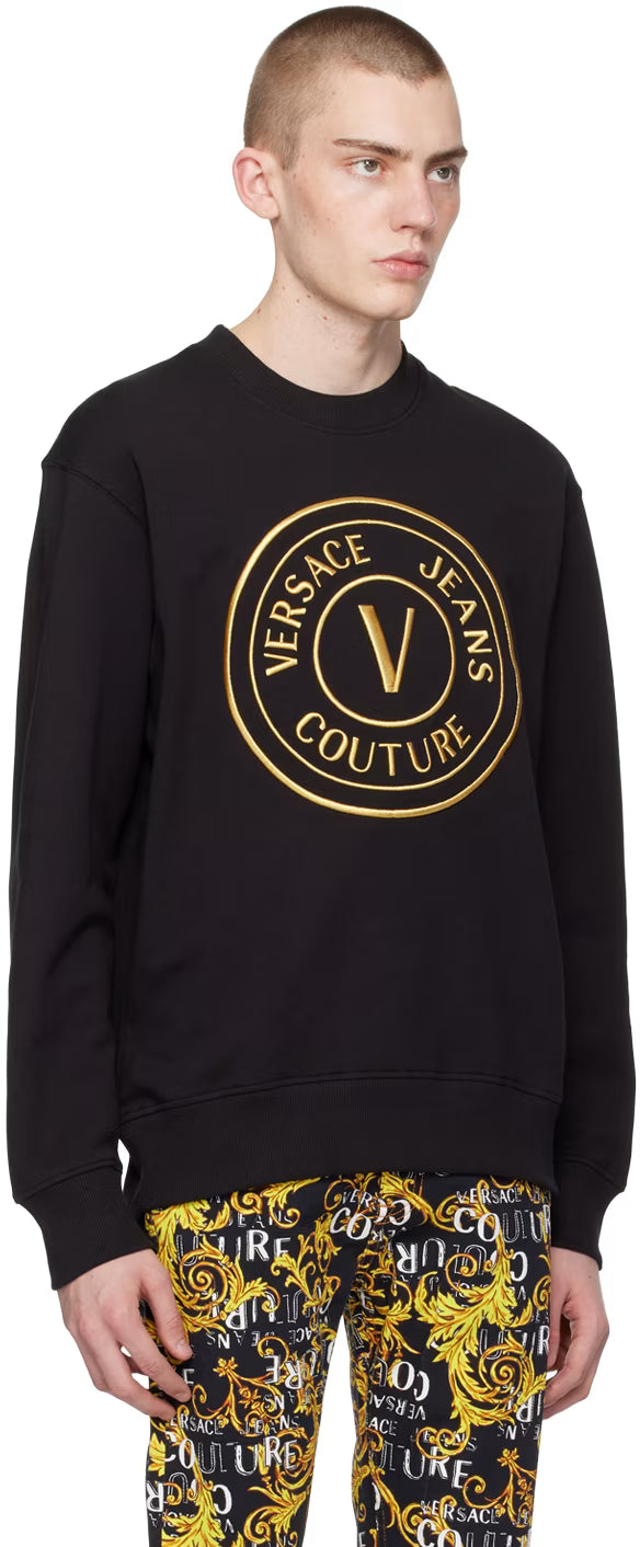 Black V-Emblem Sweatshirt