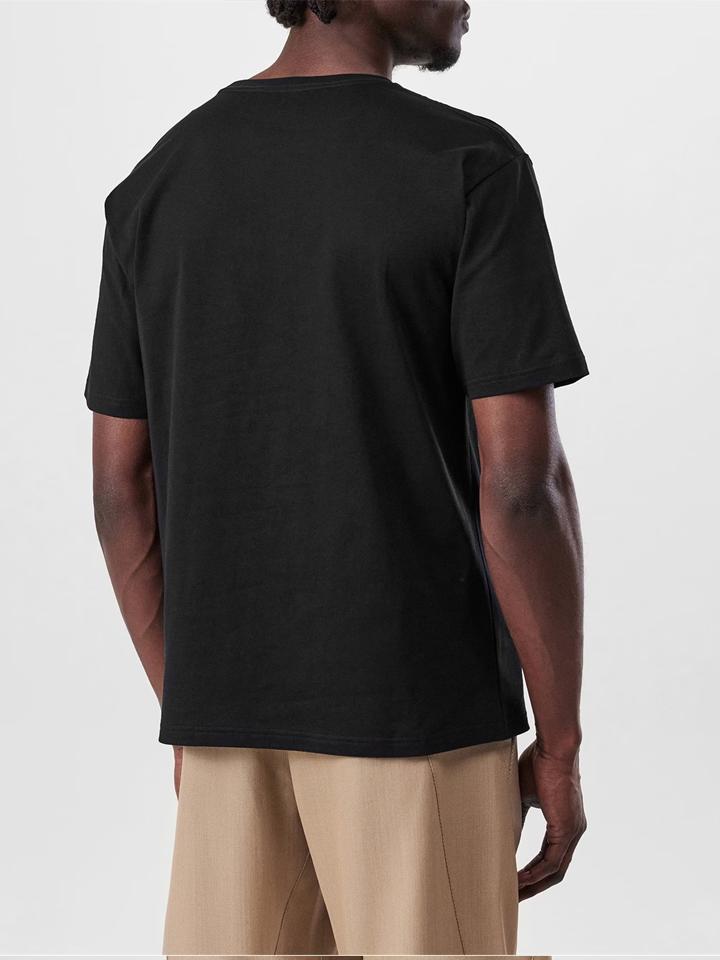 Valentino Chez Valentino Print Jersey T-Shirt in Black