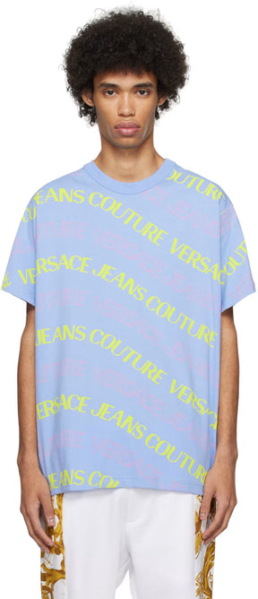 Blue Jacquard T-Shirt