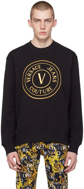 Black V-Emblem Sweatshirt