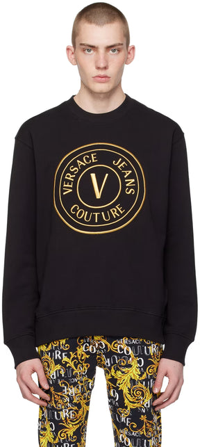 Black V-Emblem Sweatshirt