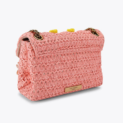 Mini Raffia Kensington Bag