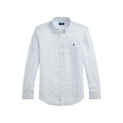 Ralph Lauren Custom Fit Striped Linen Shirt