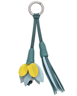 Re-Play Keyring Eucalyptus - Leather