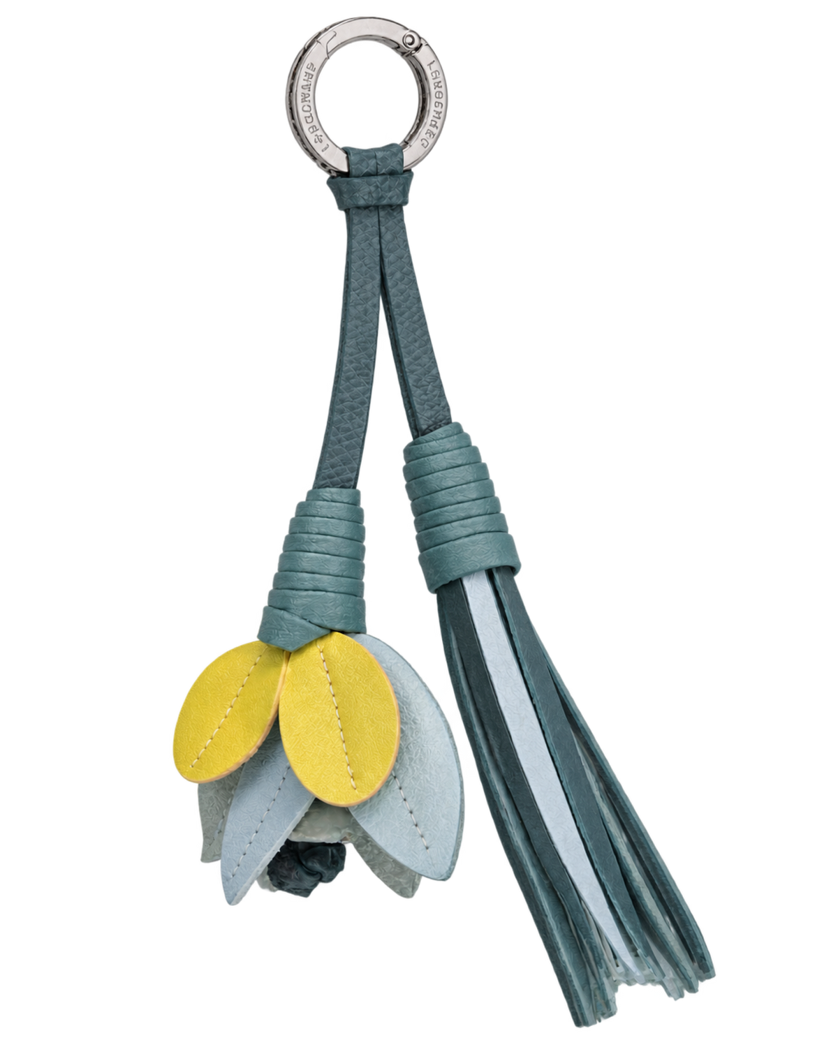 Re-Play Keyring Eucalyptus - Leather