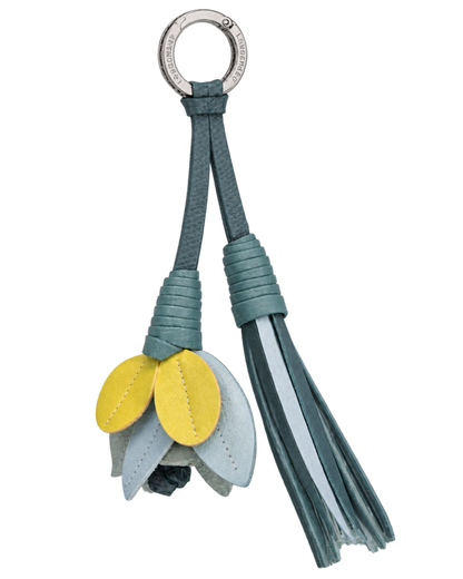 Re-Play Keyring Eucalyptus - Leather