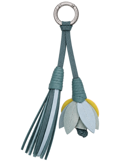 Re-Play Keyring Eucalyptus - Leather