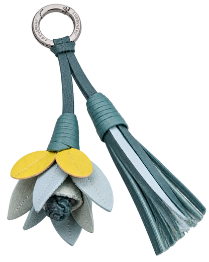 Re-Play Keyring Eucalyptus - Leather
