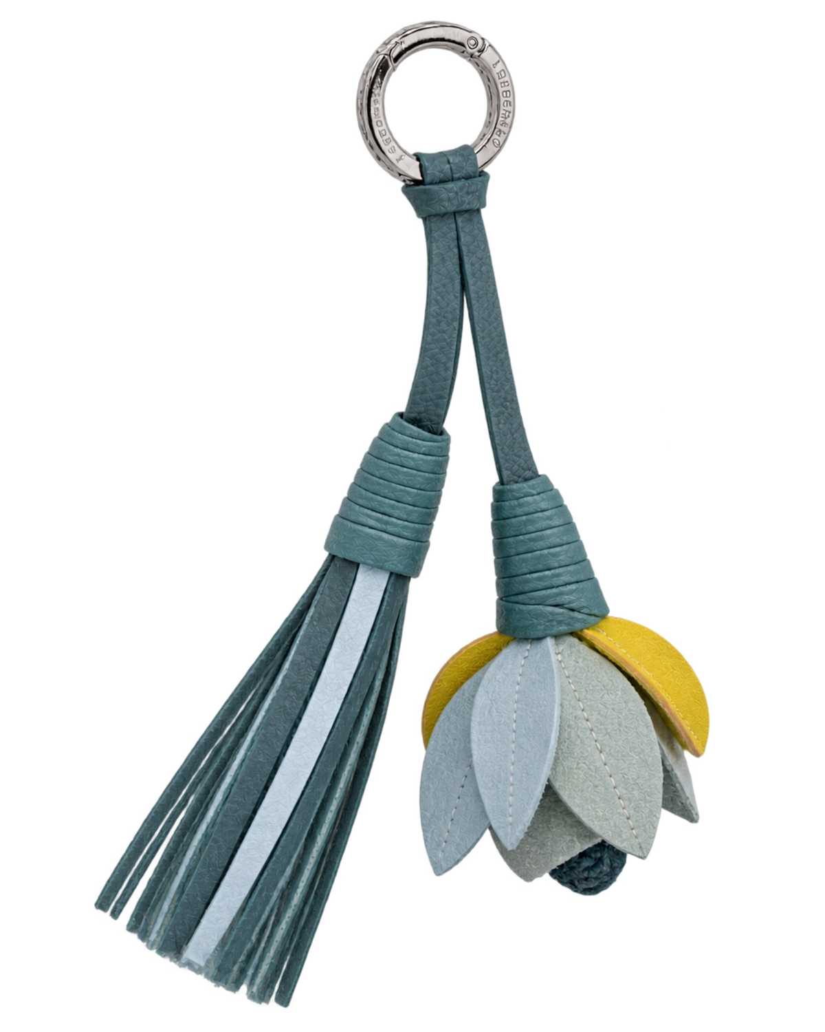Re-Play Keyring Eucalyptus - Leather