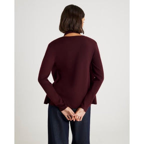 Red 2 in 1 Drape Top