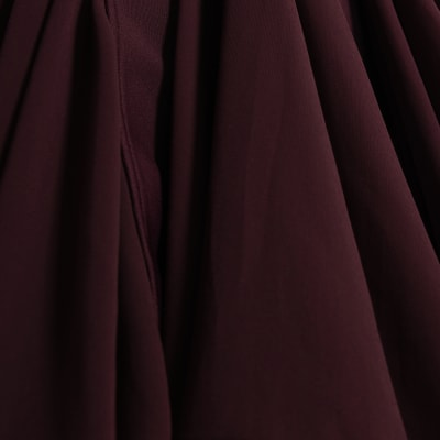 Red Bandeau Bodycon Maxi Dress