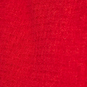 Red Boucle Micro Shorts