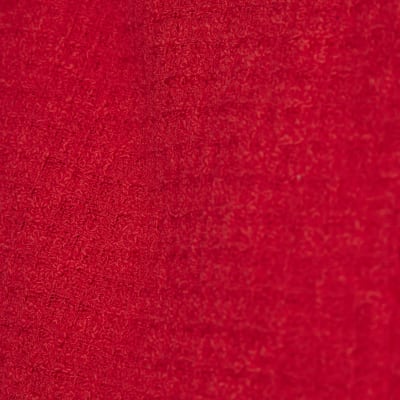 Red Boucle Micro Shorts