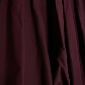 Red Bubble Hem Midi Skirt