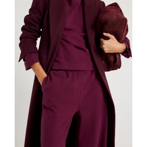 Red Cosy Wide Leg Trousers