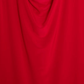 Red Cowl Neck Corsage Maxi Dress