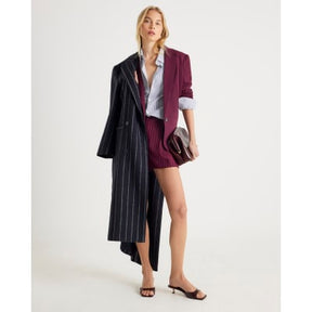 Red Edge To Edge Blazer