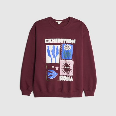 Red Exhibition Roma Sweatshirt