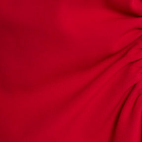 Red Halter Neck Midi Dress