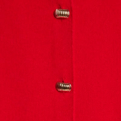 Red Knitted Waistcoat