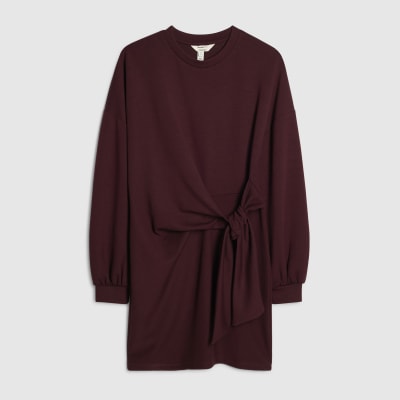 Red Knot Side Mini Dress