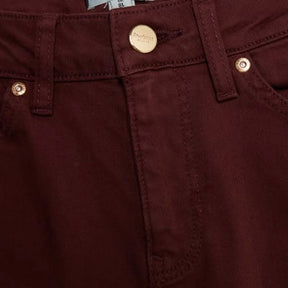 Red Mid Rise Bootcut Jeans