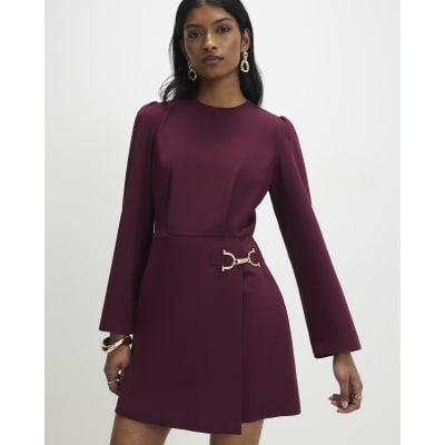 Red Mini Dress With Snaffle