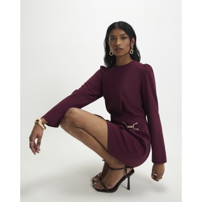 Red Mini Dress With Snaffle