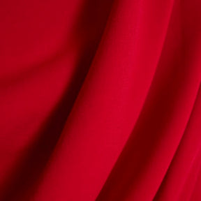 Red One Shoulder Draped Jumpsuit