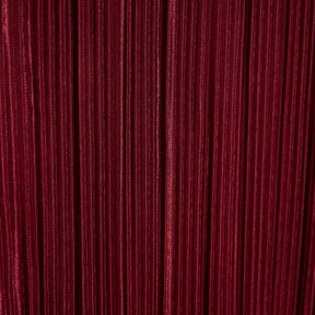 Red Plisse Wide Leg Trousers