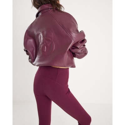 Red Ponte Leggings