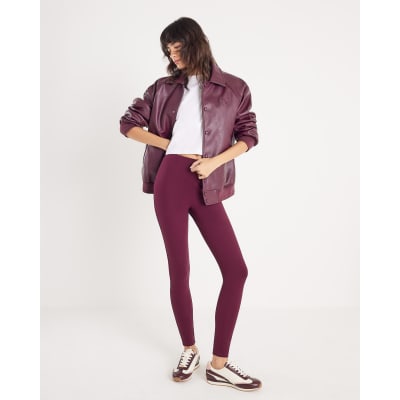Red Ponte Leggings