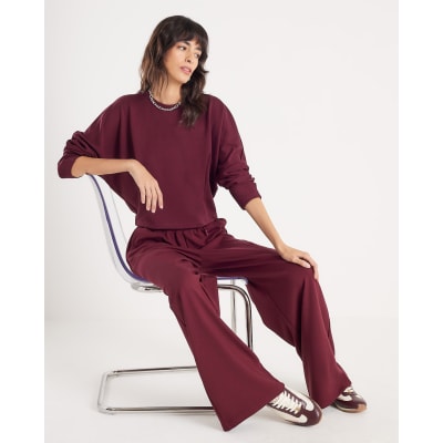 Red Premium Batwing Sweatshirt