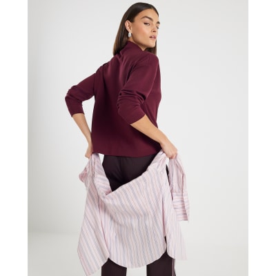 Red Premium Long Sleeve Top