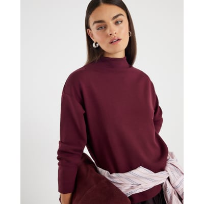 Red Premium Long Sleeve Top