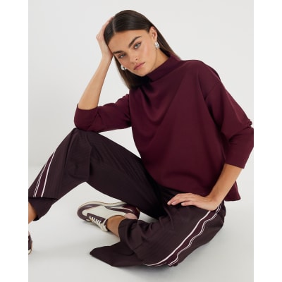 Red Premium Long Sleeve Top